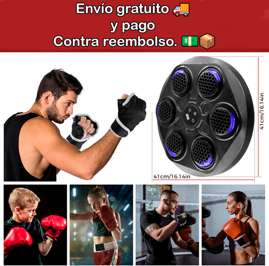 Máquina de boxeo inteligente modelo yk-003 + guante negro