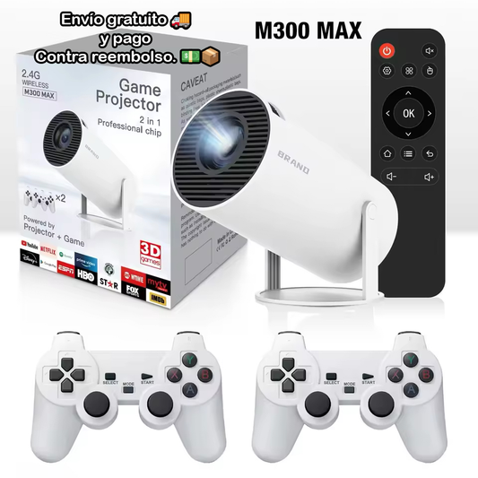 Proyector 2 en 1 con videojuegos